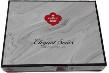 Cotton Box Σετ Διπλή 200x220cm Grey