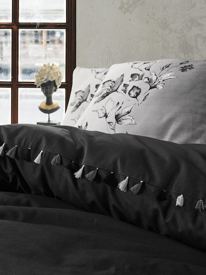 Cotton Box Σετ Μονή 160x220cm Black