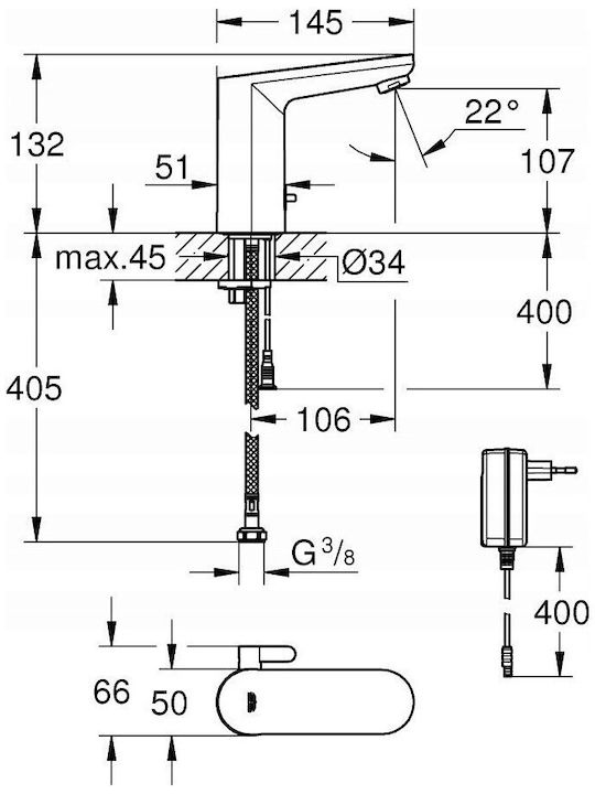 Grohe Миксер Смесител за мивка