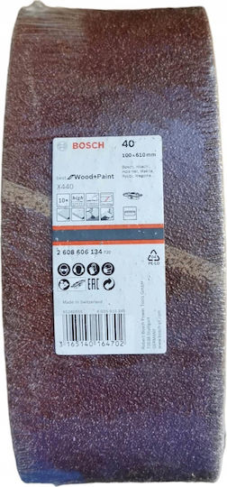 Bosch X440 Γυαλόχαρτο 100x610mm Σετ 10τμχ