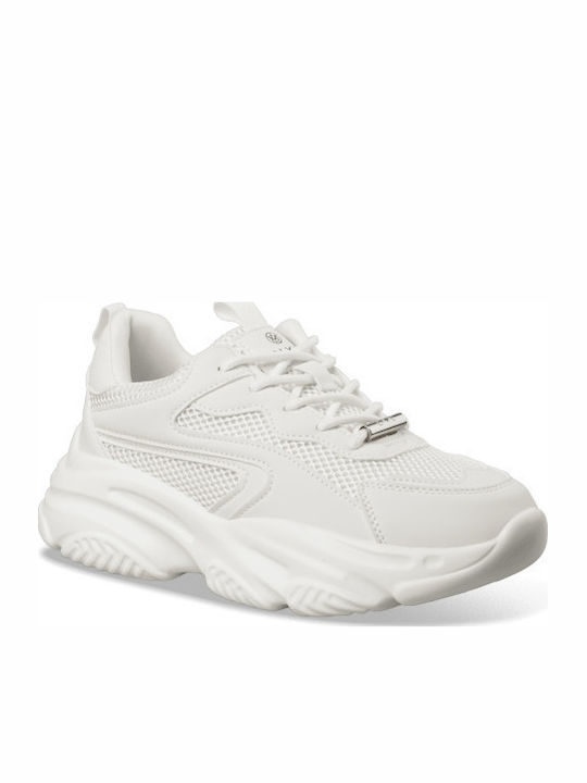 Damen Chunky Sneakers Weiß