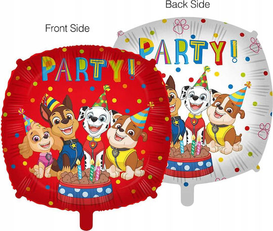 Balloon Foil Square Multicolour 17cm