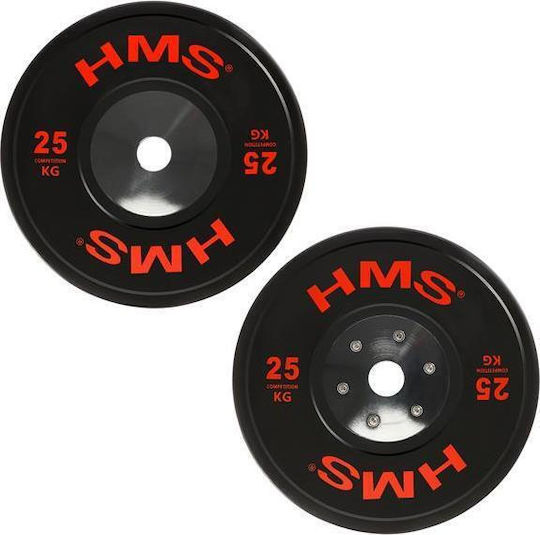 HMS Set Discuri Cauciucate 8buc Greutate Totală 140kg Ø51mm