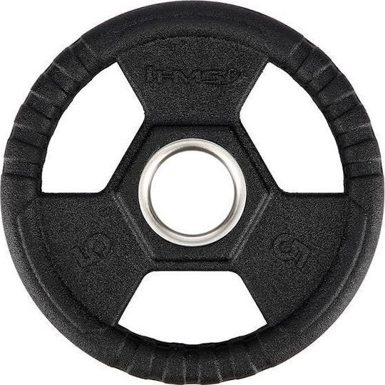 Abisal Scheibenset Olympischen Typs Gummierte 1 x 5kg Φ50mm mit Griffen