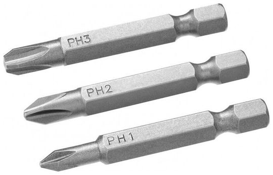 Set de Biți Irwin 3buc 50mm Ph1 Ph2 Ph3 Blister