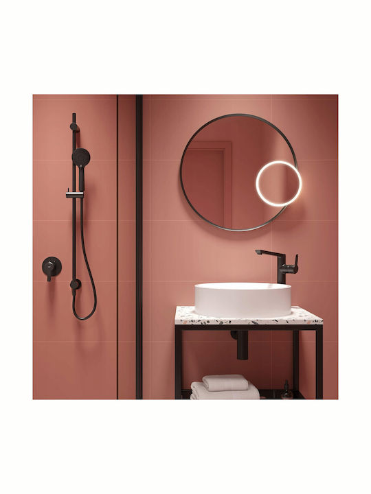 Deante Στήλη Υδρομασάζ Μαύρη