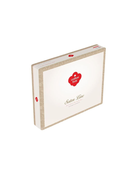 Cotton Box Bettbezug-Set Doppelbett mit 4 Kissenbezügen & 1 Bettlaken 200x220 Navy Blue