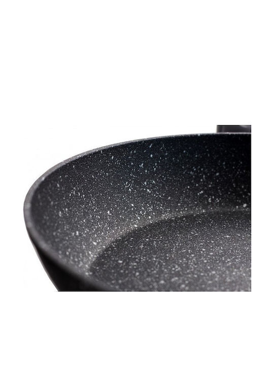 Berretti Tivano Aluminum Pan with Lid Non-Stick Interior Coating 26cm