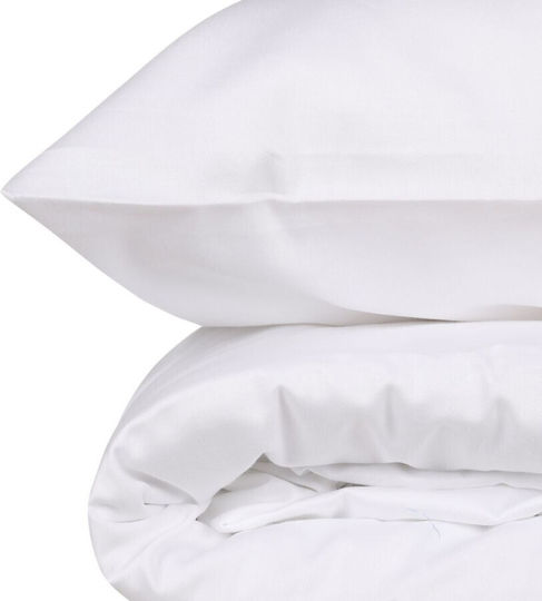 Cotton Box Σετ Διπλή 200x220cm Λευκή