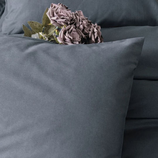 Cotton Box Σετ Διπλή 200x220cm Γκρι