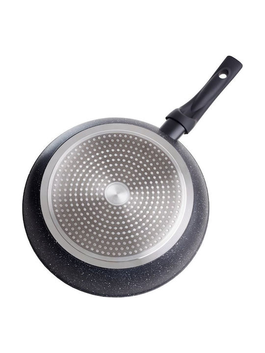 Berretti Tivano Aluminum Pan with Lid Non-Stick Interior Coating 26cm