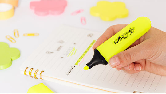 BIC Marking Textmarker Gelb 2Stück