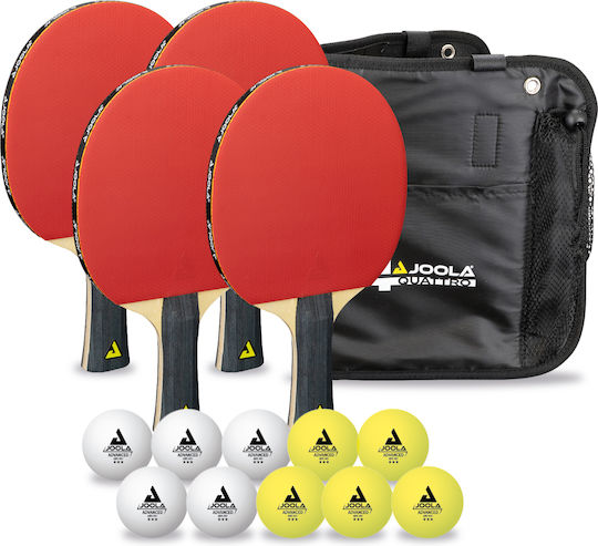 Joola Quattro Σετ Ρακέτες Ping Pong για Αρχάριους Παίκτες