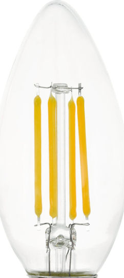 Eglo Λάμπα LED 2.2W για Ντουί E14 και Σχήμα C35 Θερμό Λευκό 470lm