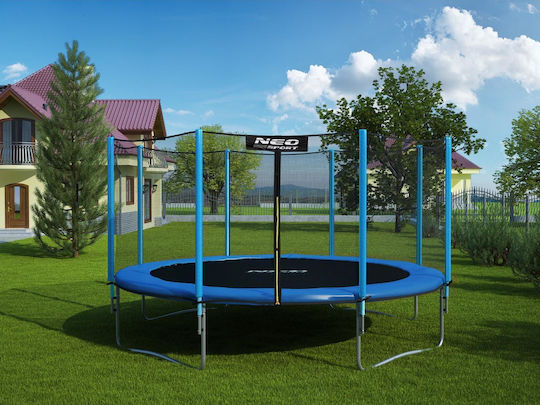 NEO Sport Trampolin Draußen Durchmesser 404cm mit Netz & Leiter