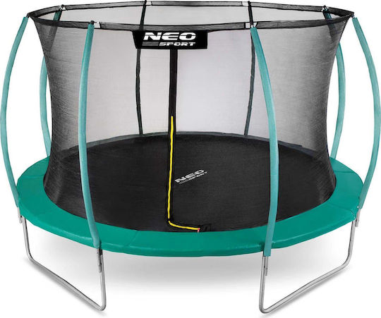 NEO Sport Trampolin Draußen Durchmesser 374cm mit Netz & Leiter