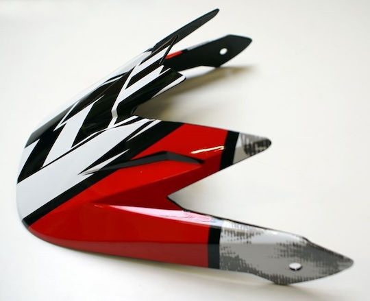 Sanction Visor Black White Red 2017