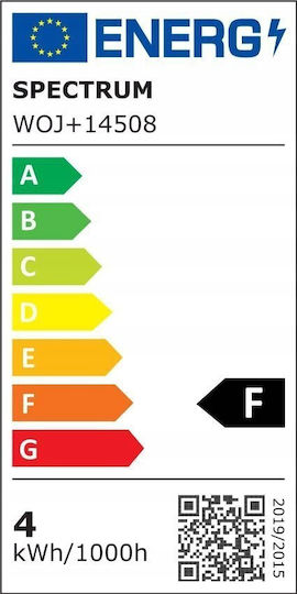 Spectrum LED Bulb 4W 125mm for E14 Socket Natural White 340lm