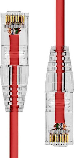 ProXtend U/UTP Cat.6 Ethernet Network Cable 4m Red 1pcs