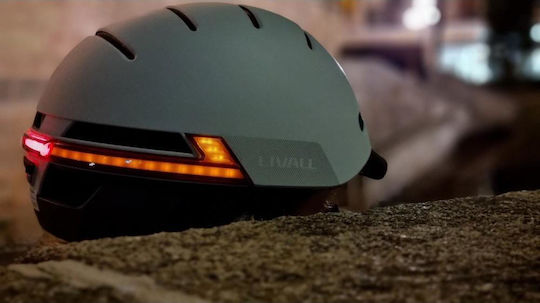 Livall C20 Κράνος για Ηλεκτρικό Scooter σε Γκρι Χρώμα