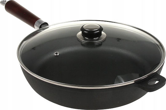 Krisberg Pan Mit Deckel aus Gusseisen 30cm