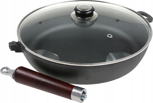 Krisberg Pan Mit Deckel aus Gusseisen 30cm