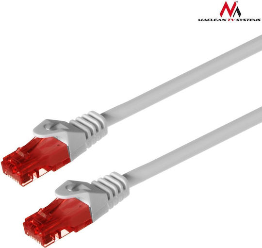 Maclean Energy U/UTP Cat.6 Ethernet Network Cable 1m Gray