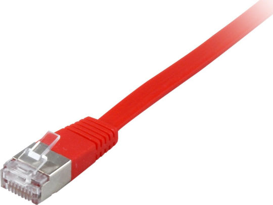 Equip U/FTP (STP) Cat.6a (Gigabit) Καλώδιο Δικτύου Ethernet 1m Κόκκινο