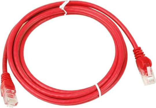 PremiumCord U/UTP Cat.6 (Gigabit) Καλώδιο Δικτύου Ethernet 3m Κόκκινο
