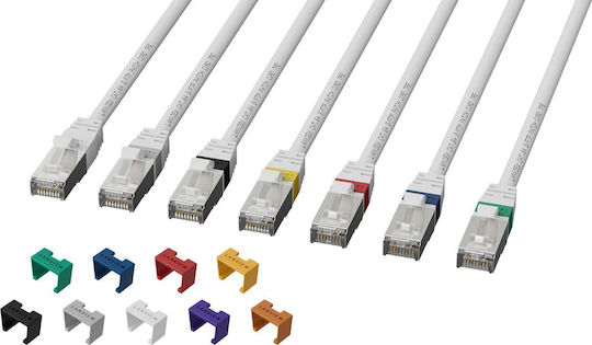 Lanview S/FTP Cat.6a (Gigabit) Network Cable Ethernet 15m White