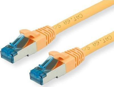 XtendLan S/FTP Cat.6a (Gigabit) Мрежов Кабел Ethernet 0.5м Жълт