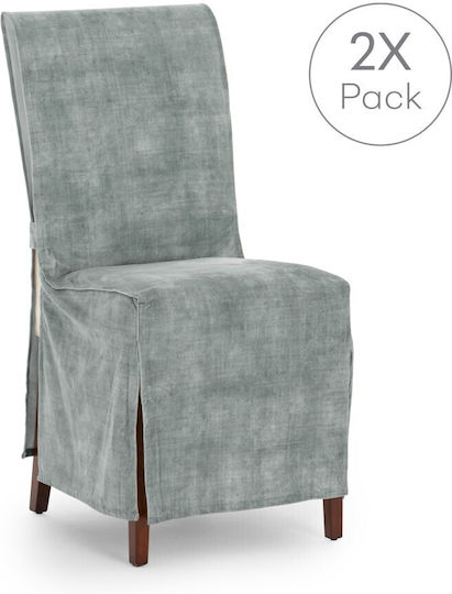 Eysa Turin Husă Elastică Scaun C6 Gray 40x45cm 2buc S23306