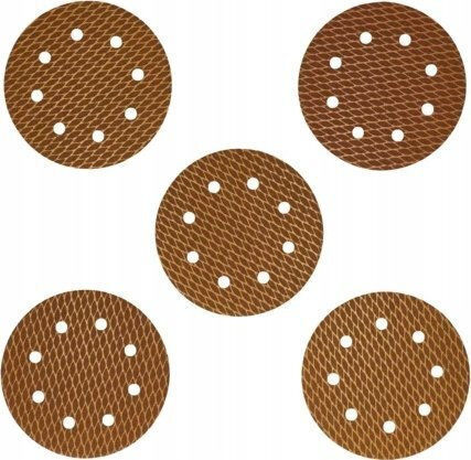 Anti-clogg Grinding Discs 180mm #60 Velcro Set of 5 Pieces Dedra