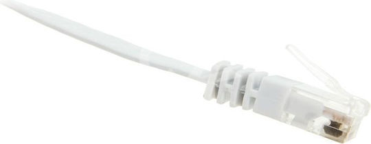 InLine Flat U/UTP Cat.6 Gigabit Network Cable Ethernet 10m White