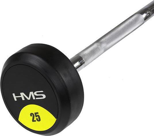 HMS ​Στραβόμπαρα Σετ με Βάρη 25kg Μήκους 120.5cm χωρίς Κολάρα