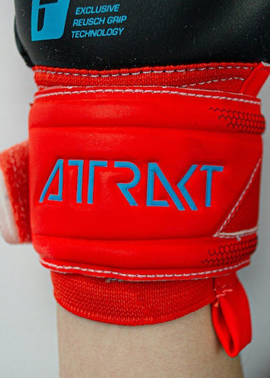 Reusch Attrakt Adults Goalkeeper Gloves Red
