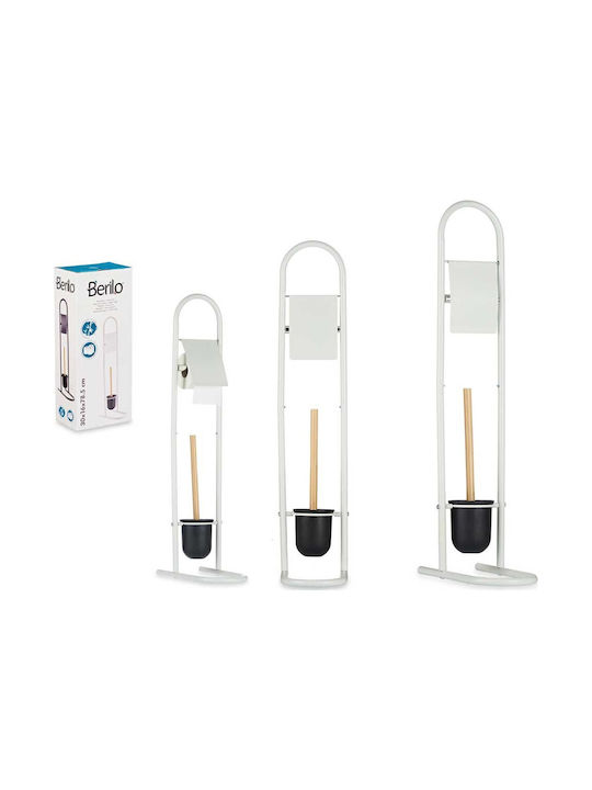 Berilo Metallic White Bathroom Box