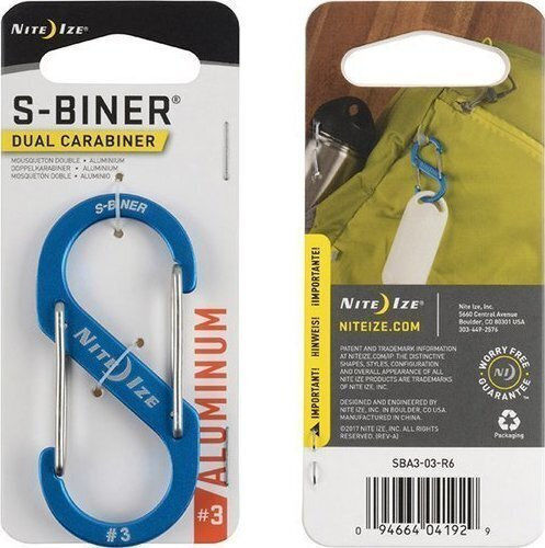 Nite Ize S-biner® Aluminium Dual Carabiner Blue