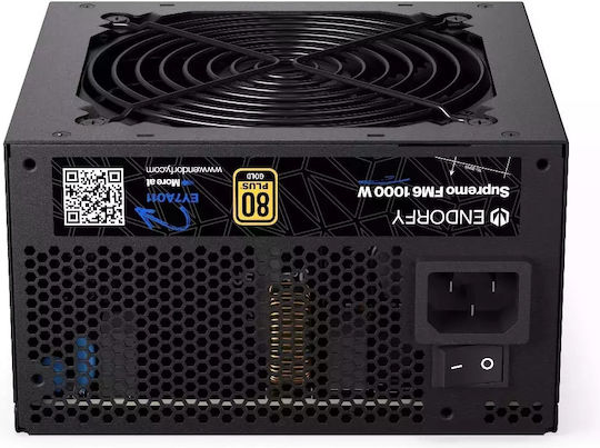 Endorfy Supremo FM6 1000W Black Computer Power Supply Full Modular 80 Plus Gold