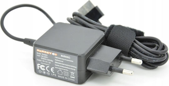 Energy4U Φορτιστής Laptop 18W 15V 1.2A για Asus με Αποσπώμενο Καλώδιο Τροφοδοσίας