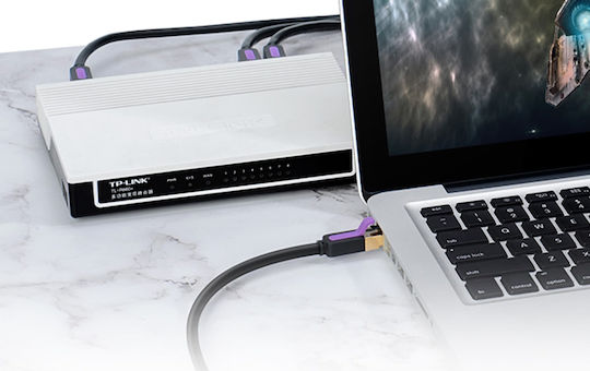Vention S/FTP Cat.7 (10Gbps) Network Cable Ethernet 0.5m Black