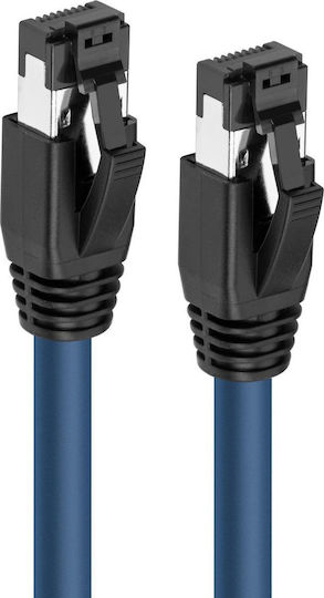 Microconnect S/FTP Cat.8.1 Καλώδιο Δικτύου Ethernet 5m Μπλε
