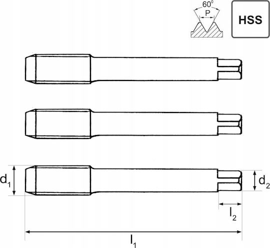 Artpol 56640 Κολαούζα HSS 3τμχ