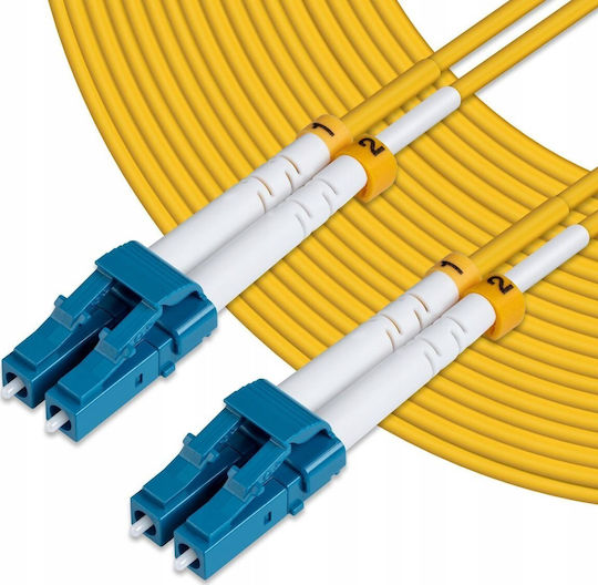 Microconnect Καλώδιο Οπτικής Ίνας LC/UPC-LC/UPC 4m Κίτρινο