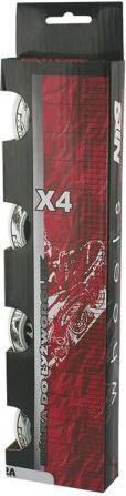 Nils Extreme Pu 70x24mm 82a Roti Albe 4 Bucati 16-30-008