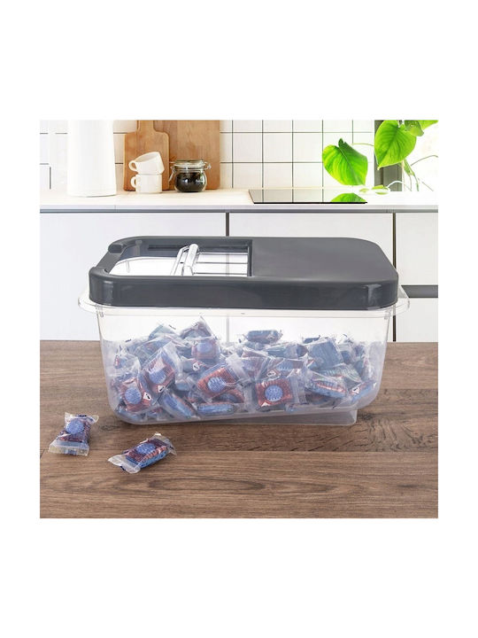 Orion Vase General Use with Lid Plastic Gray 7500ml