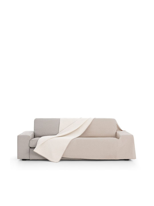 Eysa Cuverturi Pentru Canapea 3 Locuri Piqué 260x270cm Argintiu C21 Bej 1
