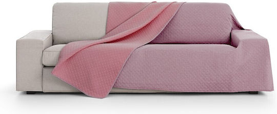 Eysa Cuverturi Pentru Canapea 3 Locuri 180x270cm Argintiu C12 Roz