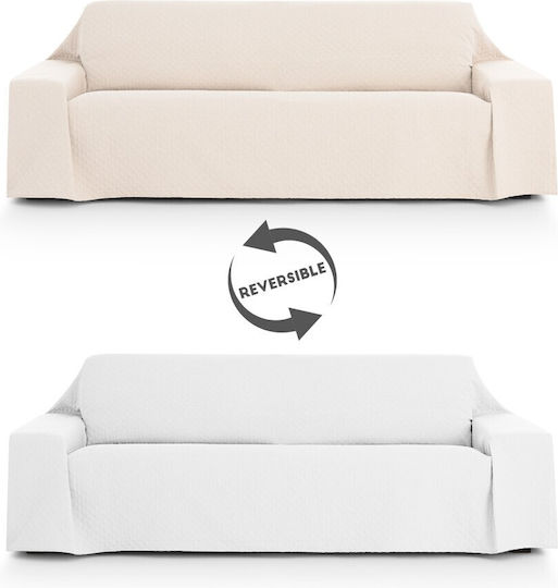 Eysa Cuverturi Pentru Canapea 3 Locuri 260x270cm Argintiu Ecru C0