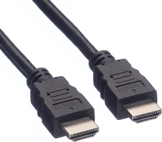 Value HDMI Кабел High Speed HDMI 1.4 High Speed 1080p 120Hz HDMI Мъжки - HDMI Мъжки 15м Черен